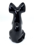 Black Obsidian Sphynx Cat - 9.4cm