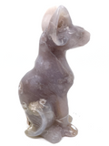 Agate Sphynx Cat #58 - 9.7cm