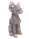 Agate Sphynx Cat #58 - 9.7cm