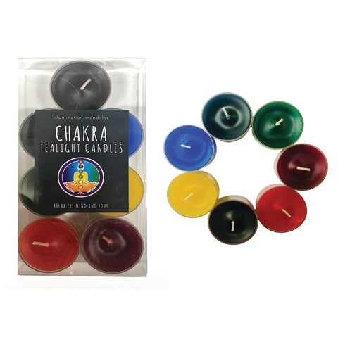Chakra Tealight Candles - Unscented