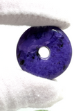 Charoite Donut Pendant - 3cm