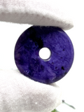 Charoite Donut Pendant - 3cm
