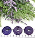 Charoite Donut Pendant - 3cm