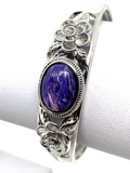 Charoite Cuff Bracelet #2
