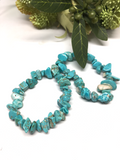Chunky Blue Howlite Bracelet