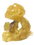 Sitting Teddy Bear - Citrine