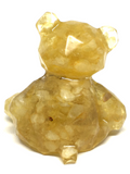 Sitting Teddy Bear - Citrine