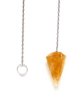 Citrine Faceted Pendulum