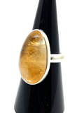 Citrine Sterling Silver Ring #231 - Size 8