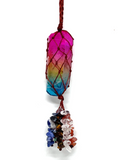 Aura Quartz Crystal Hanger
