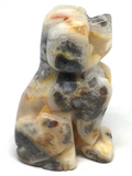 Crazy Lace Agate Dog #400
