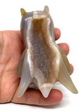 Agate Geode Dragon Skull #95