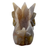 Agate Geode Dragon Skull #95