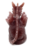 Strawberry Quartz Dragon #346