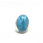 Larimar Sterling Silver Ring #311 - Size 7