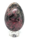 Rhodonite Egg #12 - 7.5cm