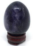 Purple Fluorite Egg #263 (Stand included)