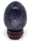 Purple Fluorite Egg #263 (Stand included)