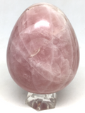 Rose Quartz Egg #233 - 8.5cm