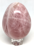 Rose Quartz Egg #233 - 8.5cm