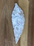 Flower Agate Feather Carving #272