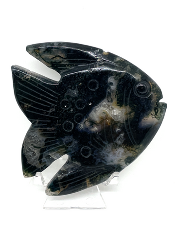 Moss Agate Fish #57