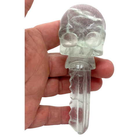 Fluorite Skull Key #56 - 10.9cm
