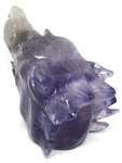 Fluorite Wolf Carving #488