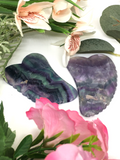Gua Sha Massage Tool - Rainbow Fluorite