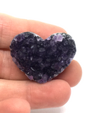 Amethyst Cluster Heart #130