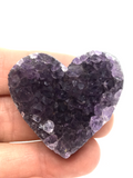 Amethyst Cluster Heart #140