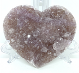 Amethyst Cluster Heart #336 - 17.5cm