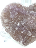 Amethyst Cluster Heart #336 - 17.5cm