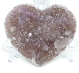 Amethyst Cluster Heart #336 - 17.5cm