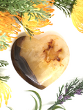 Agate Geode Heart #352