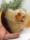 Agate Geode Heart #352