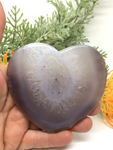 Agate Geode Heart #353