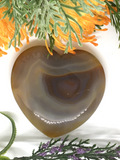 Agate Geode Heart #354