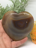 Agate Geode Heart #354
