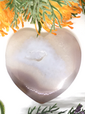 Agate Geode Heart #355