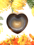 Agate Geode Heart #359