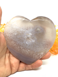 Agate Geode Heart #360