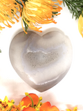 Agate Geode Heart #360