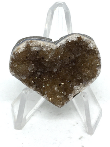 Amethyst Geode Heart #395