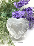 Agate Geode Heart #7
