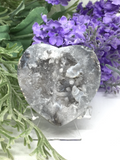 Agate Geode Heart #9
