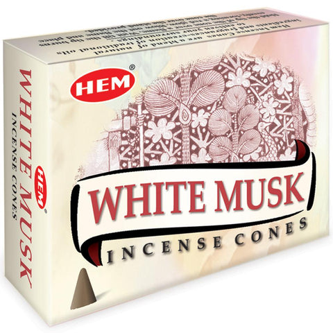 HEM White Musk Incense Cones