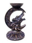 Howling Wolf Sphere Stands - 13cm