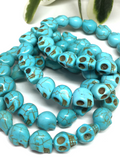 Howlite Skull Bracelets 10mm