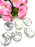 White Howlite Worry Stone